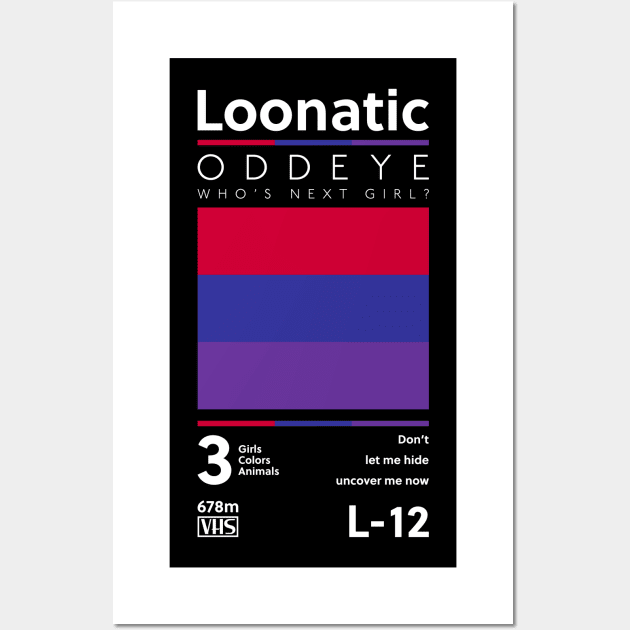 Loonatic VHS Wall Art by Signal Fan Lab